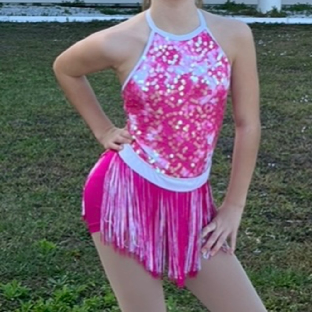 Pink 2 piece set Weissman Dance Costume Strangers Like Me LC